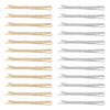 Amariver 24 Pcs Silver and Gold Rhinestone Bobby Pins Small Crystal Bobby Pins Bulk for Lady Women Sparkly Hair Clips Shiny Glitter Hairpins Styling Hair Accessories for Women Girls 12Pcs Per color
