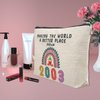Happy 21st Birthday Gifts Ideas for Her Makeup Bags, Women, Teenage Girls Trendy Stuff, Girls, Friends, Daughter, Christmas, 2003 Funny Cosmetic Travel Pouch 21 Year Old Birthday Decorations from Mom