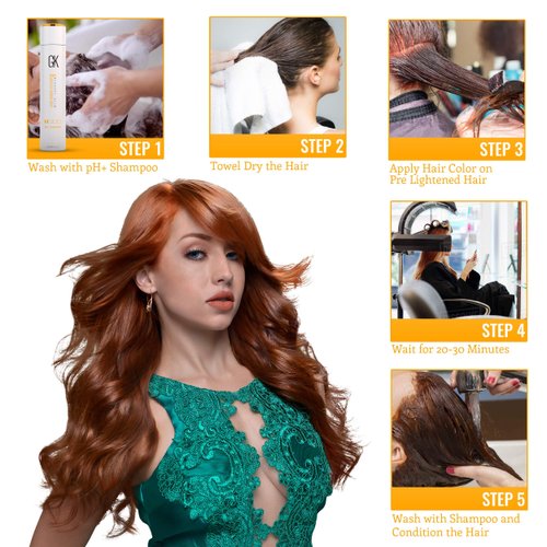 GK HAIR Global Keratin Chocolate 7.99 Cinnamon Hair Color Cream Tube (3.4 Fl Oz/100ml) - Professional Semi Permanent Nourishing & Cleansing Long Lasting Toner Dye