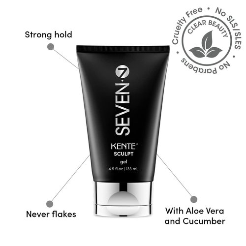 SEVEN Kente SCULPT strong hold hair gel, 4 fl. oz.