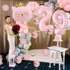 Cat Birthday Decorations, Cat Balloons, Pink 29 Balloon Numbers 40 inch, Cat Themed Birthday Party Decorations, 29 Balloons for Girls Birthday Party Decorations