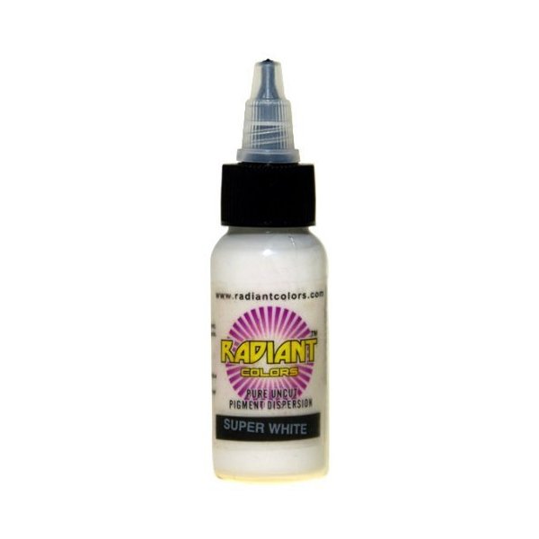 Radiant Colors - Super White - Tattoo Ink 1oz Made in USA