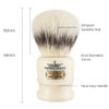 Chubby Shaving Brush- Simpson Shaving Brushes - Faux Ivory Handle (Chubby 2 Synthetic)