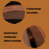 Wooden Boar Bristle Hair Brush and Comb Set for Women and Men, Paddle Boars Hairbrush for Smoothing Fine Thin Hair, Peach Wood Comb for Detangling Hair, Make Hair Shiny and Soft