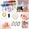 117 PCS Portable Electric Nail Drill Polish File Kit with 72W UV LED Nail Lamp Gel Manicure Dryer Lamp,Acrylic Nails Gel Polishing Shape Tools Supplies Set,Manicure Pedicure Nail Files DIY Decoration