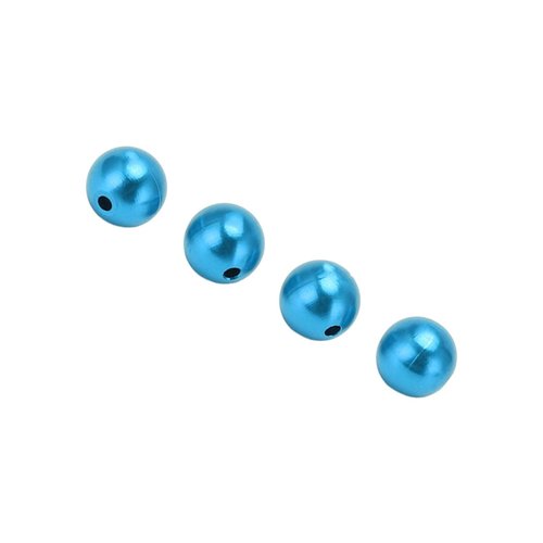 Cable End Ball Aluminum Reusable Brake Cable End Crimps For Racing Bike, 5 Colors(Blue)