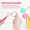 Topsy Hair Tail Tools Set,TsMADDTs Hair Braiding Set 8 pcs Topsy Tail Tools 8 pcs French Centipede Braiders for French Twist Plait Ponytail 10 pcs Black Hair Ties Bulk