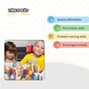 Montessori Wooden Tool Set Toy for Toddlers with Box/Bench, Pretend Play Tool Kit, Educational STEM Construction Set for Kids, Boys and Girls, Sensory Toy for Kids
