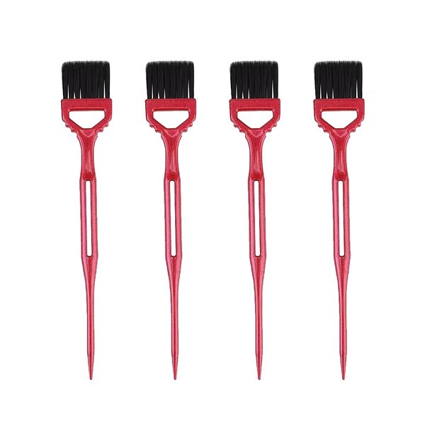 YATEASLU 4 Pcs Hair Coloring Brushes Hair Tint Brush Hair Dye Tools Hair Dye Brush Set for DIY Hair Coloring Salon Hair Dyeing