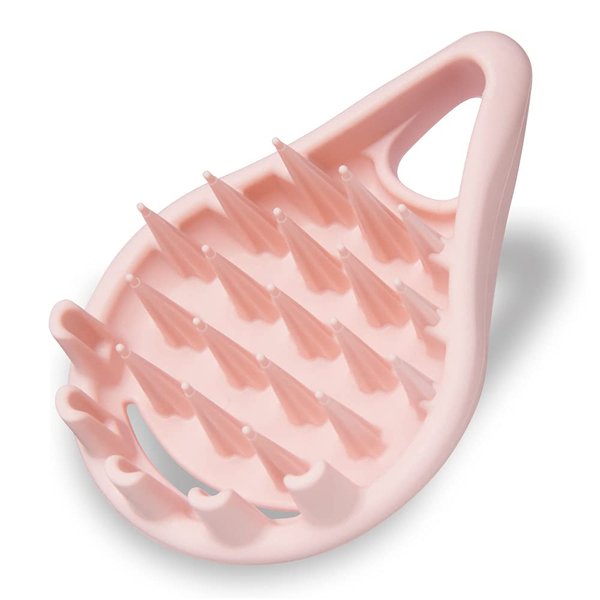 Terra Distribution Scalp Massager Scrubber Exfoliator [Made in Japan] 3 Tools-in-1 Hair Scalp Massager, Dandruff Brush for Head Massage, Dandruff, Hair Growth, Men, Women, and Gift (Pink)