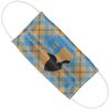 Popfunk Harry Potter Ravenclaw Plaid Logo 1-Ply Reusable Face Mask Covering with Adjustable Nose Wire, Unisex