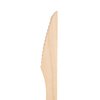 Birchware Classic Knives 6.5" - (100 Count) Compostable Wooden Knives, Biodegradable Party Supplies, Sturdy, Heat Tolerant and Eco-Friendly.