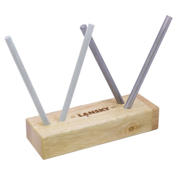Lansky Diamond/Ceramic Turn Box 4-Rod Knife Sharpening System - TB2D2C