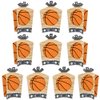 Big Dot of Happiness Nothin’ but Net - Basketball - Table Decorations - Baby Shower or Birthday Party Fold and Flare Centerpieces - 10 Count