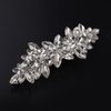 Hair Barrettes for Women, Rhinestone Hair Clips Sparkle Hair Barrettes Crystal Hair Clips for Women Girls Fancy Bridal Hair Clips Wedding Hair Accessories(Silver)