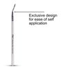 Nanshy Precise Bent Eye Liner Brush - Thin Angled Eyeliner Brush with Small Fine Point Tip for Dry or Gel Eyeliner Application - Angle Eye Makeup Brush Tool - Vegan & Cruelty-Free - White