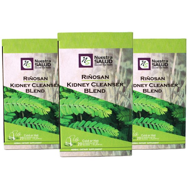 Chanca Piedra Kidney Tea Cleanser Blend Herbal Infusion Tea Rinosan Value Pack (60 tea bags) Stonebreaker
