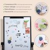 Oneleaf Creative Refrigerator Magnets - 3D Grape, Pea, Blueberry Figurines - Message Magnet, Bendable Eco-Friendly Soft Magnetic Stickers
