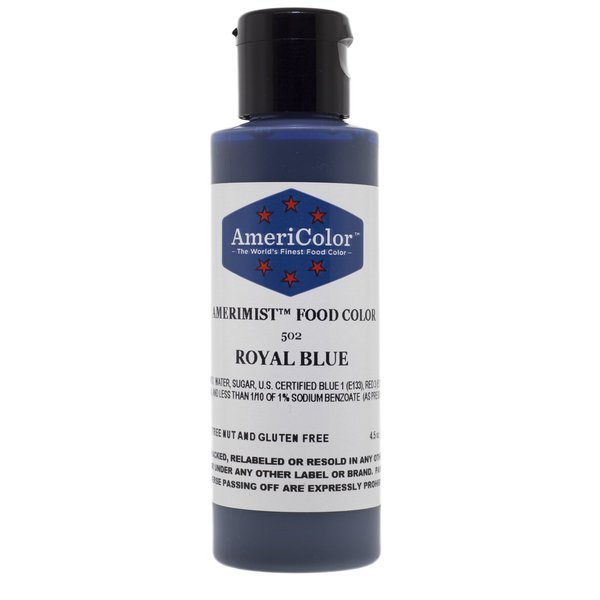 AmeriColor AmeriMist Royal Blue Airbrush Food Color, 4.5 oz