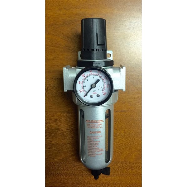 3/8" Pressure Regulator/Particulate Filter Moisture Water Trap Compressed Air