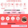 outopen DIY Lash Extension Kit Eyelash Extension Kit, 240pcs 9-16mm Mix Individual Lashes Cluster Kit with Lash Bond and Seal Glue, Lash Remover, Lash Applicator(50D, 240Pcs)