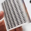 Vayator 8-20mm To Choose 20D 120 Clusters D Curl Professional Makeup False Eyelashes Individual Extensions Cluster Eyelashes Natural Soft Grafting Fake False Eyelashes (16mm)