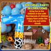 40 Inch Number 7 Balloon Blue Clouds Cartoon Story Balloons Toy Inspired Story Party Supplies for Birthday Party Garland Arch Kit Farm Party Favor (Number 7)