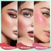 3Pcs Liquid Blush for Cheeks, Soft Moisturizing Matte Blush, Blendable Face Blush for Cheeks, Long-Wearing Smudge-Proof Natural Blush Liquid