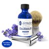 Pre-Shave Oil with LAVENDER ESSENTIAL OIL, 100% All Natural Oil for Sensitive Skin, Premium Quality for Anti-Irritation & Effortless Smooth Irritation-free. Ultra Gliding Shaving Oil (2.0 fl. oz / 60)