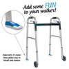 Sneaker Walker Glides for 1" Walker Tubes - Blue - 1 Pair