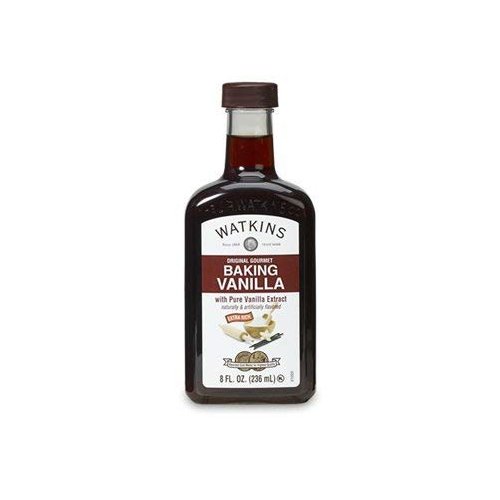 Watkins Original Gourmet Baking Vanilla Extract 8 ounces (With Pure Vanilla Extract)