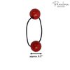 Parcelona France BOULI Ball Stretchable Ponytail Holder Elastic Hair Ties Bands Ponies