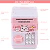 KMiKE Electronic Cat Piggy Bank for Kids Cash Cartoon ATM Money Saver Bank for Kids with Password & Music Great Gift Toy for Kids Children (Pink)