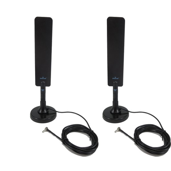 Proxicast 5 dBi External 4G / LTE Magnetic Antenna for AT&T Nighthawk M5 / MR5100, M1 / MR1100, Velocity 2, Verizon Jetpack 8800L & Others MiFi Hotspots w/ TS9 Connector - 2 Pack (ANT-120-007-TS9-2PK)