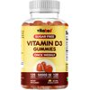 Vitabod Sugar Free Vitamin D3 50,000 IU Weekly Supplement - 120 Vitamin D Gummies for Bones, Teeth, and Immune Support - Easy Chew Pure Vitamin D3 50000 IU- Non GMO Pills