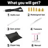 Worthofbest Hotfix Applicator Tool, Hot Fix Tool, Hotfix Rhinestones Applicator for Clothing, Clothes, Leather, Shoes, Hat, Jeans, Wood, Craft, Cardstock, Making Snowglobe Tumbler Holes and More