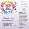 Good For You Girls Hydrating Toner for Face Contains Aloe, Witch Hazel, Meadowsweet, Chamomile, Rosewater, Witch Hazel Toner for Face(4 Fl. Oz)