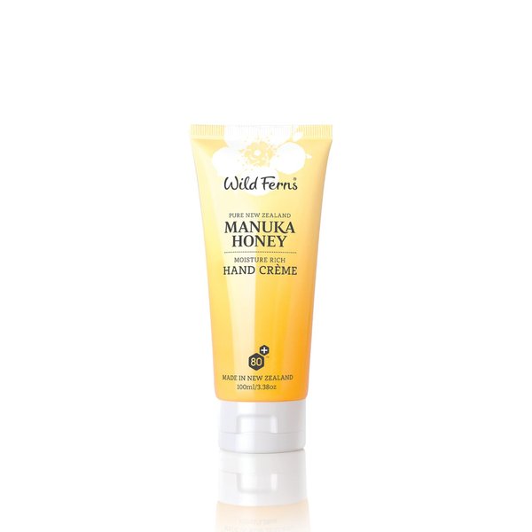 Wild Ferns Manuka Honey Moisture Rich Hand Crème, 99% Natural, 100 milliliters