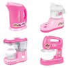 Kids Kitchen Accessories Set, Home Mini Appliances, Kid Kitchen Toy Set Household Appliance Mini Kitchen Toys Play Set Includes juicer, Mixer, Coffee Maker and Kettle