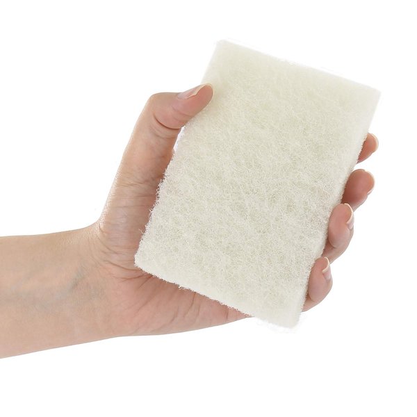 Royal White Fine Scouring Pads, 3.5 Inch x 5 Inch, Package of 40