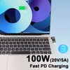 Poyiccot USB Type C to DC 3.0x1.1mm Adapter, USB C to DC Power Adapter,100W PD, 20V 5A, LED Digital Dispaly USB C to Laptop Charger Converter,1-Pack