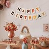 Boho Felt Happy Birthday Banner - Bohemian Birthday Party Decorations,Boy Girl Birthday Felt Banner,Boho Happy Birthday Garland, Window Door Mantels Easy To Hang Decor