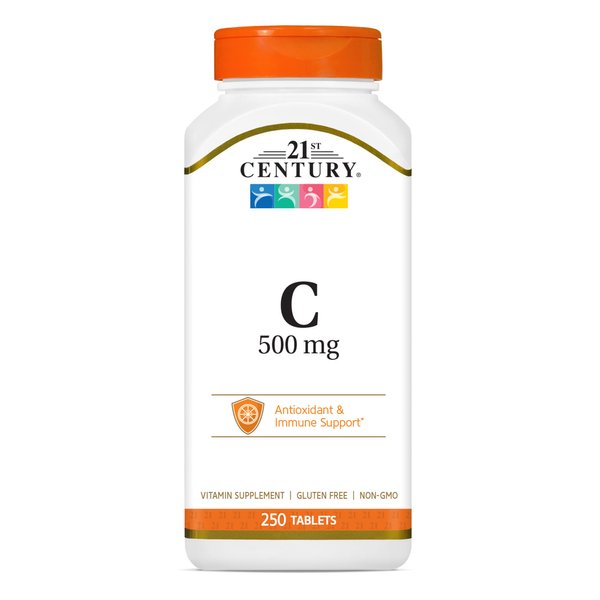 21st Century Vitamin C, 500 mg, 250 Tablets