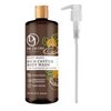 DR. JACOBS NATURALS Castile Sandalwood All-Natural Body Wash for Moisturizing Dry and Sensitive Skin Shampoo with Plant-Based Ingredients Gluten, Preservatives-Free Formula - 32 oz, with Pump