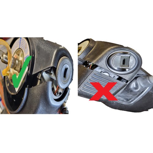 YOT Steering Column Shroud Cover for tilt Steering & Column Shift Automatic Transmission fits 1999-2002 Silverado