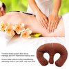 ANGGREK Chest Wrinkle Pillow, Breast Pillow for Massage Table Beauty Salon Breast Support Pillow Spa Massage Chest Pillow Cushion Dark Coffee Breast Pillow for Wrinkles(Dark Brown)