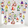 30 Pieces Happy Birthday Swirls Decorations Gnomes Birthday Hanging Swirl Gnomes Hanging Swirls Ceiling Birthday Hanging Swirls Streamers for Birthday Party Decorations Supplies Ornaments, 10 Patterns