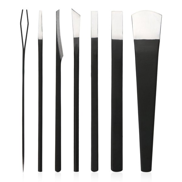 Pedicure Knife Set for Feet, Segbeauty 7pcs Ingrown Toenail Blade Tool with Storage Bag, High Manganese Steel Nail Knives Cuticle Remover, Professional Foot Repair Sharp Blade Kit for Nail Corn Callus
