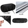 Wall-Mounted Patio Heater Cover - Black 36.5''L *9.5''H *6.5 '' W Electric Heater Cover,420D Oxford Waterproof Dustproof Infrared Heater Covers for Indoor Outdoor Garage Backyard Hanging Patio Heaters