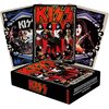 AQUARIUS KISS Playing Cards - KISS Themed Deck of Cards for Your Favorite Card Games - Officially Licensed KISS Merchandise & Collectibles - Poker Size with Linen Finish